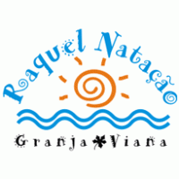 Raquel Natação logo vector logo