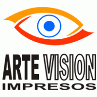 arte vision impresos logo vector logo
