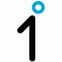 One degree logo vector logo