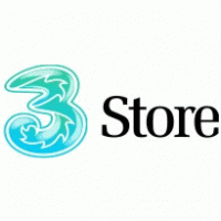 3 store logo vector logo