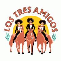 Los Tres Amigos logo vector logo
