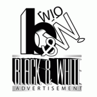 Black & White logo vector logo