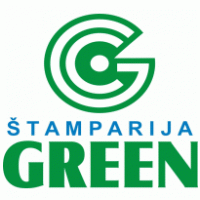 green stamparija srbija logo vector logo