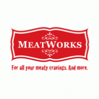 MeatWorks Restaurant logo vector logo