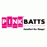 Pink Batts logo vector logo