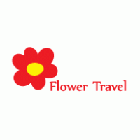 Flower Travel logo vector logo