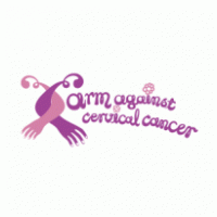 Arm Against Cervical Cancer logo vector logo