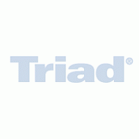 Triad logo vector logo