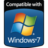 Compatible with Windows 7 logo vector logo