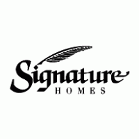 Signature Homes logo vector logo