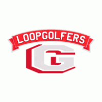 Loopgolfers logo vector logo