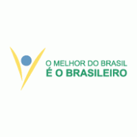 O Melhor do Brasil e o Brasileiro. logo vector logo