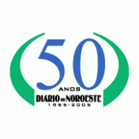 50 Anos Diario do Noroeste logo vector logo