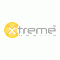 Xtreme design logo vector logo