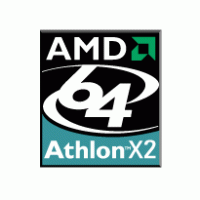 AMD 64 Athlon X2 logo vector logo