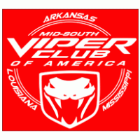 Mid South Viper Club of America logo vector logo