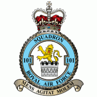 RAF 101 Squadron WWII logo vector logo
