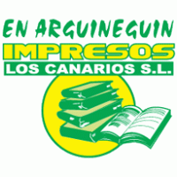 Impreso Los Canarios logo vector logo