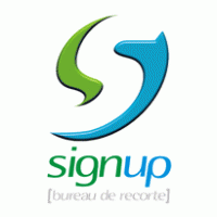 sign up logo vector logo