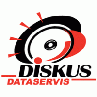 DISKUS dataservis logo vector logo