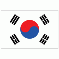 Korea Flag logo vector logo