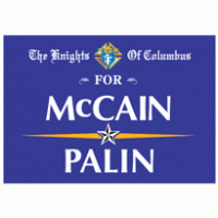 Knights of Columbus for McCain Palin logo vector logo