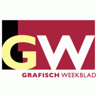 Grafisch weekblad (GW) logo vector logo