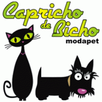 Capricho de Bicho moda pet logo vector logo