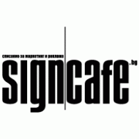 Sign Cafe Magazine, Bulgaria logo vector logo