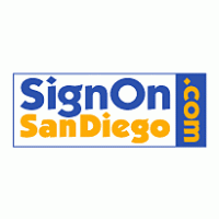 SignOn San Diego logo vector logo