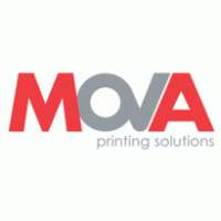 MOVA Printing Solutions logo vector logo