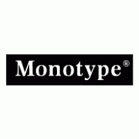 Monotype logo vector logo