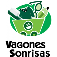 Vagones Sonrisas logo vector logo