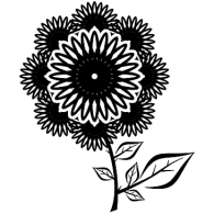 Sun Flower logo vector logo