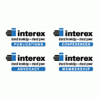 Interex logo vector logo
