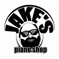 Jake’s piano shope logo vector logo
