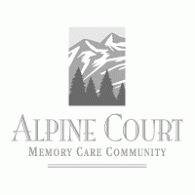 Alpine Court logo vector logo