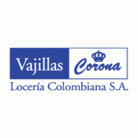 Vajillas Corona logo vector logo