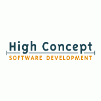 High Concept logo vector logo