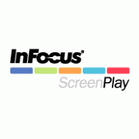 InFocus ScreenPlay logo vector logo