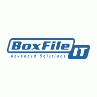 Boxfile IT logo vector logo