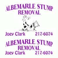 ALBEMARLE STUMP REMOVAL logo vector logo