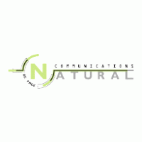 Natural communications logo vector logo