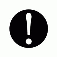 Attention – circle logo vector logo