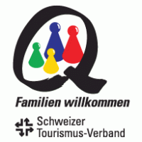 Familien willkommen Schweizer Tourismus-Verband logo vector logo