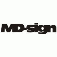 md-sign logo vector logo