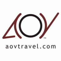 AOV Travel logo vector logo
