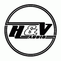 H&V Audio logo vector logo