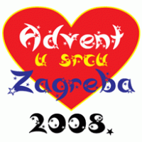 Advent u srcu Zagreba 2008 logo vector logo