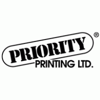 priority printing logo vector logo
